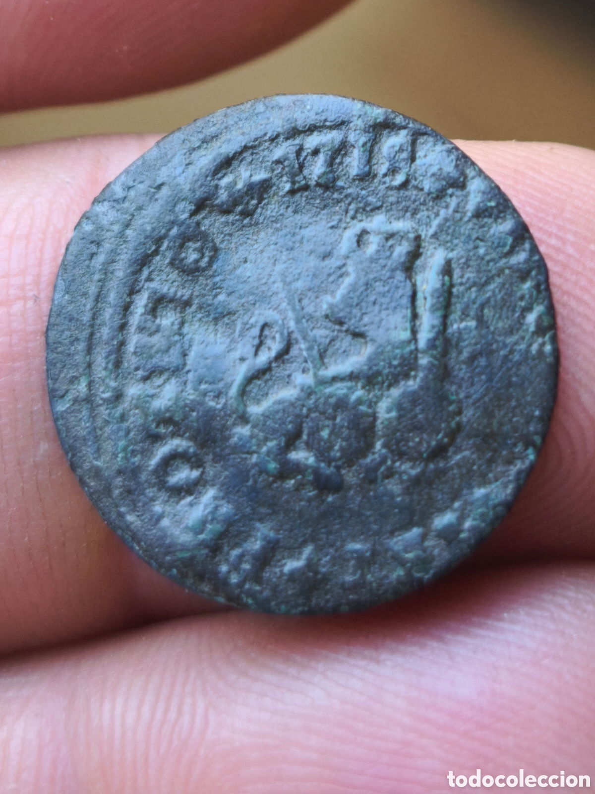 Monedas de Espa&ntilde;a: Felipe V 1718 1 Maravedi Barcelona B