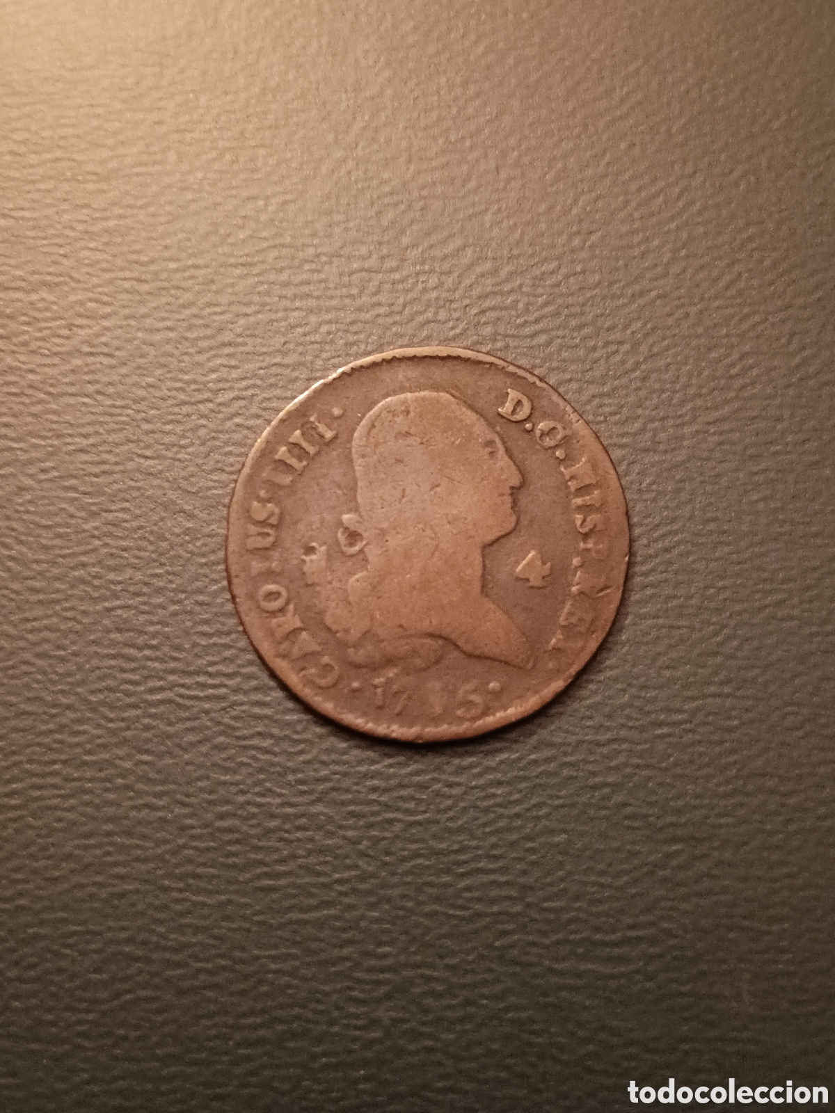 Monedas de Espa&ntilde;a: MONEDA CARLOS IV 4 MARAVEDIS 1795 SEGOVIA