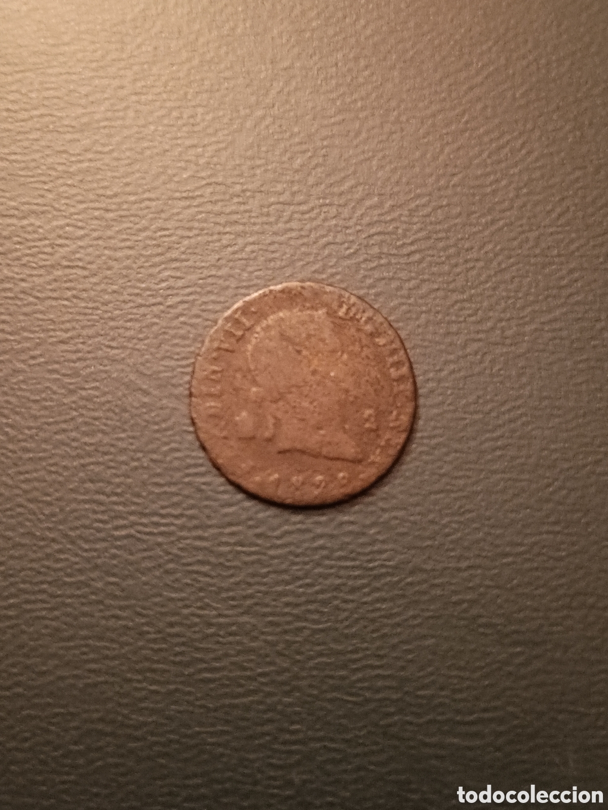 Monedas de Espa&ntilde;a: MONEDA DE 2 MARAVEDIS DE FERNANDO VII DEL A&Ntilde;O 1828.