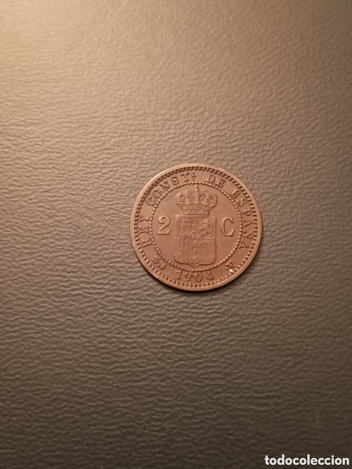 Monedas de Espa&ntilde;a: MONEDA DE ALFONSO XIII 2 CENTIMOS DE 1904
