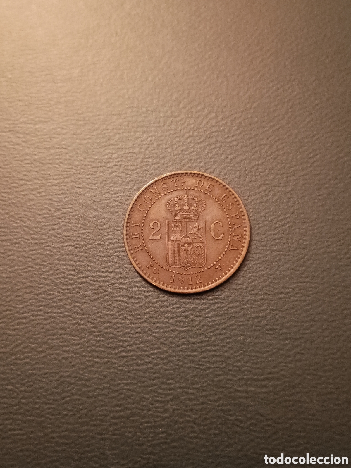 Monedas de Espa&ntilde;a: MONEDA DE ALFONSO XIII 2 CENTIMOS DE 1912 *12