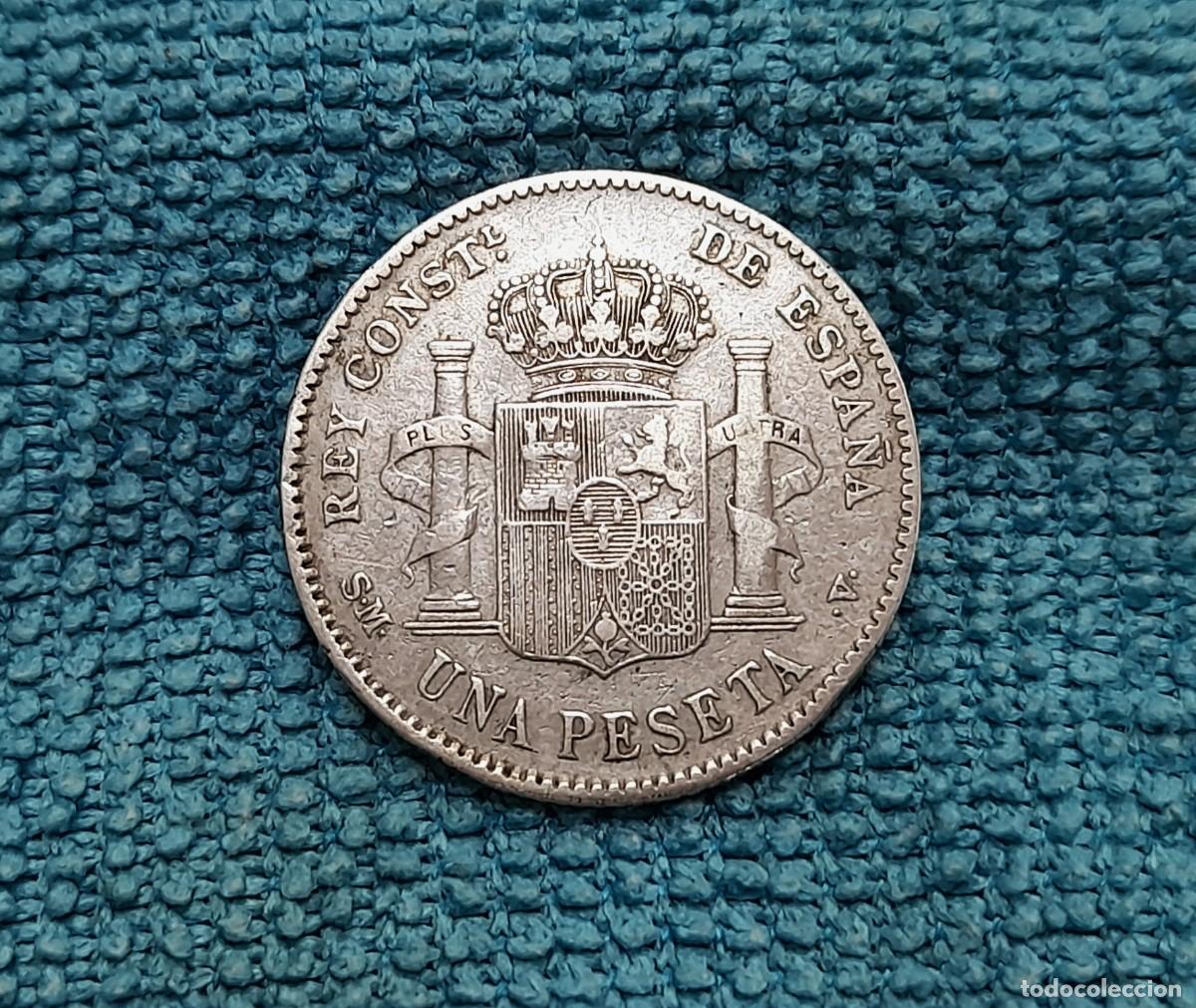 Monedas de Espa&ntilde;a: Alfonso XIII, 1 Peseta 1903, SM.V. *19*03