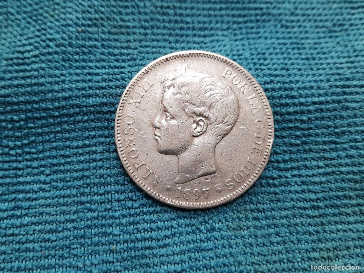 Monedas de Espa&ntilde;a: Alfonso XIII, 5 Pesetas 1897 SG.V. *18*97