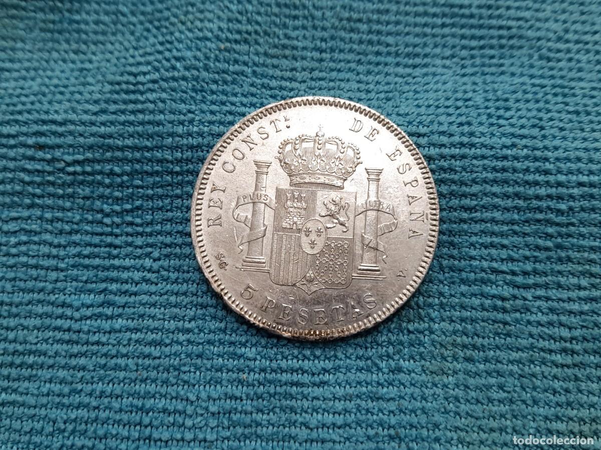 Monedas de Espa&ntilde;a: Alfonso XIII, 5 Pesetas 1898 SG.V. *18*98