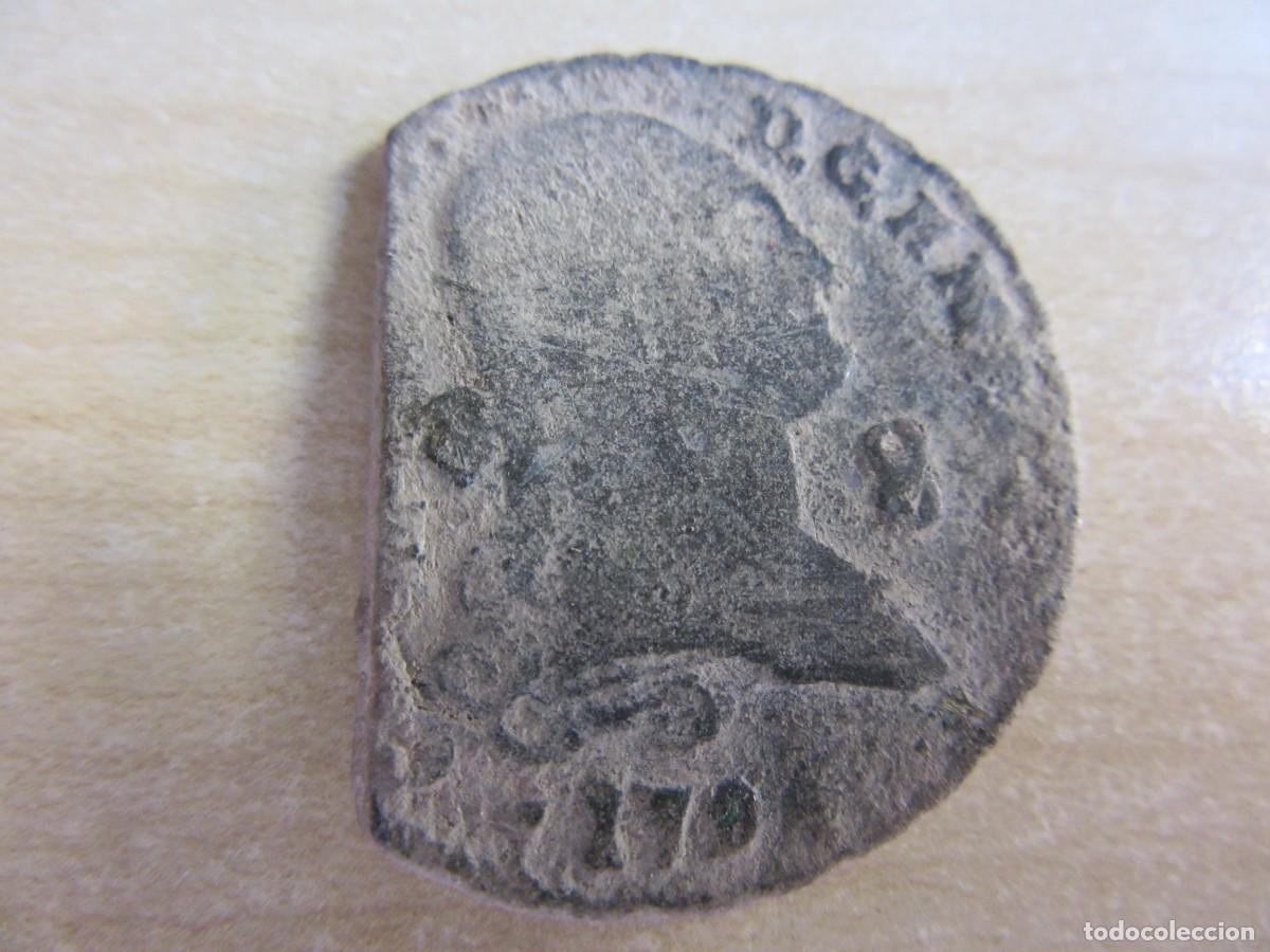 Monedas de Espa&ntilde;a: 8 maraved&iacute;s de Carlos IV Ceca Segovia Fechado 1794 Di&aacute;metro 3,1 cm