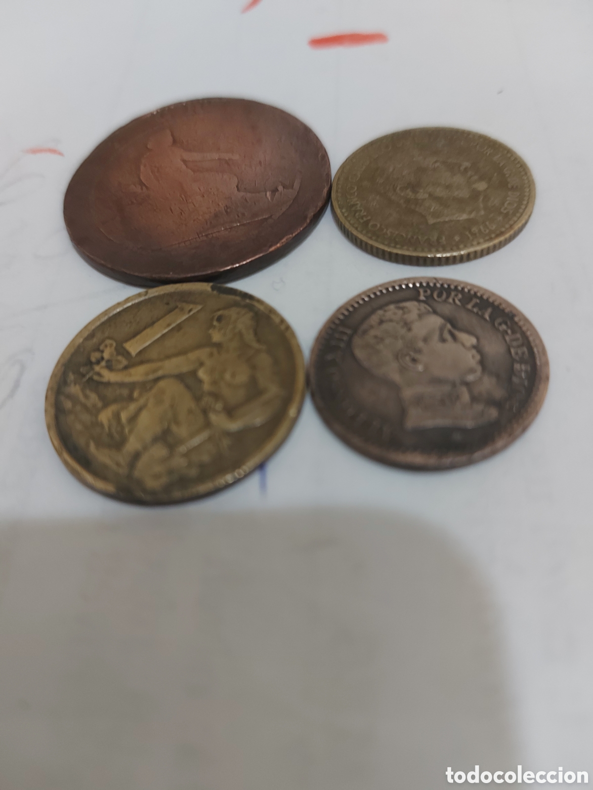 Monedas de Espa&ntilde;a: 4 monedas deEspa&ntilde;a ant - Foto 1
