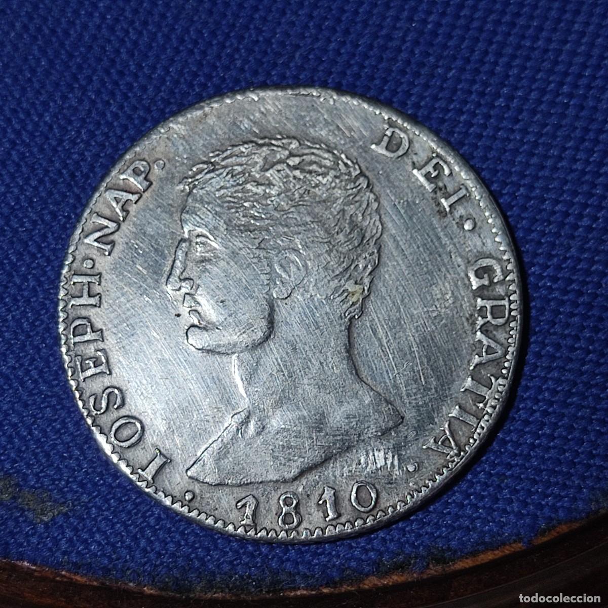 Monedas de Espa&ntilde;a: Moneda Jose Napole&oacute;n. 20 Reales de plata. Madrid. 1810.