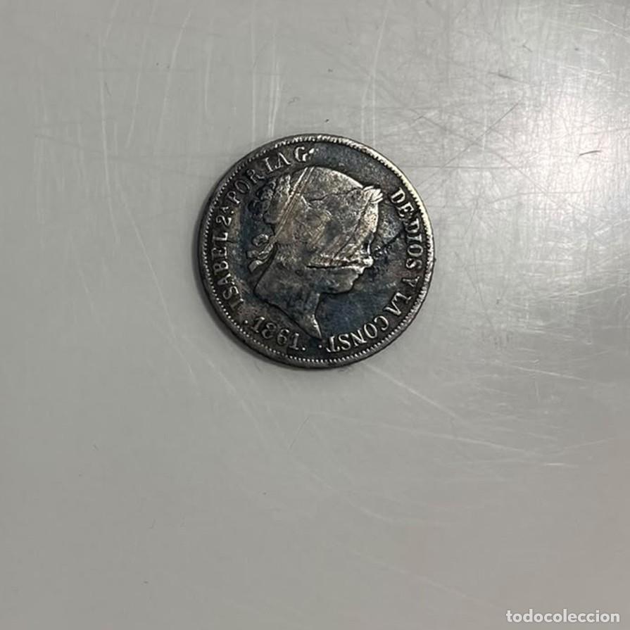 Monedas de Espa&ntilde;a: Moneda de Plata 1 Real Isabel II A&ntilde;o 1861