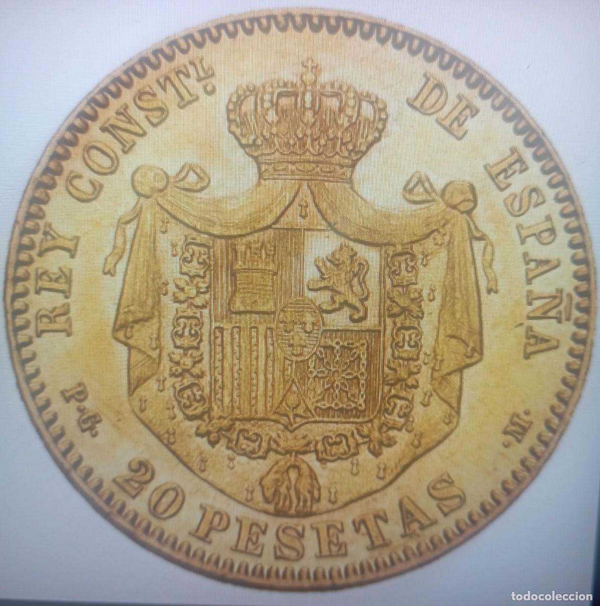 Monedas de Espa&ntilde;a: 20 pesetas 1892*18-92 Alfonso XIII