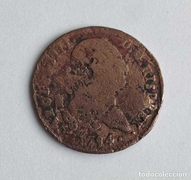 Monedas de Espa&ntilde;a: 4 MARAVED&Iacute;S CAROLUS IIII - CARLOS IV - SEGOVIA - 1794
