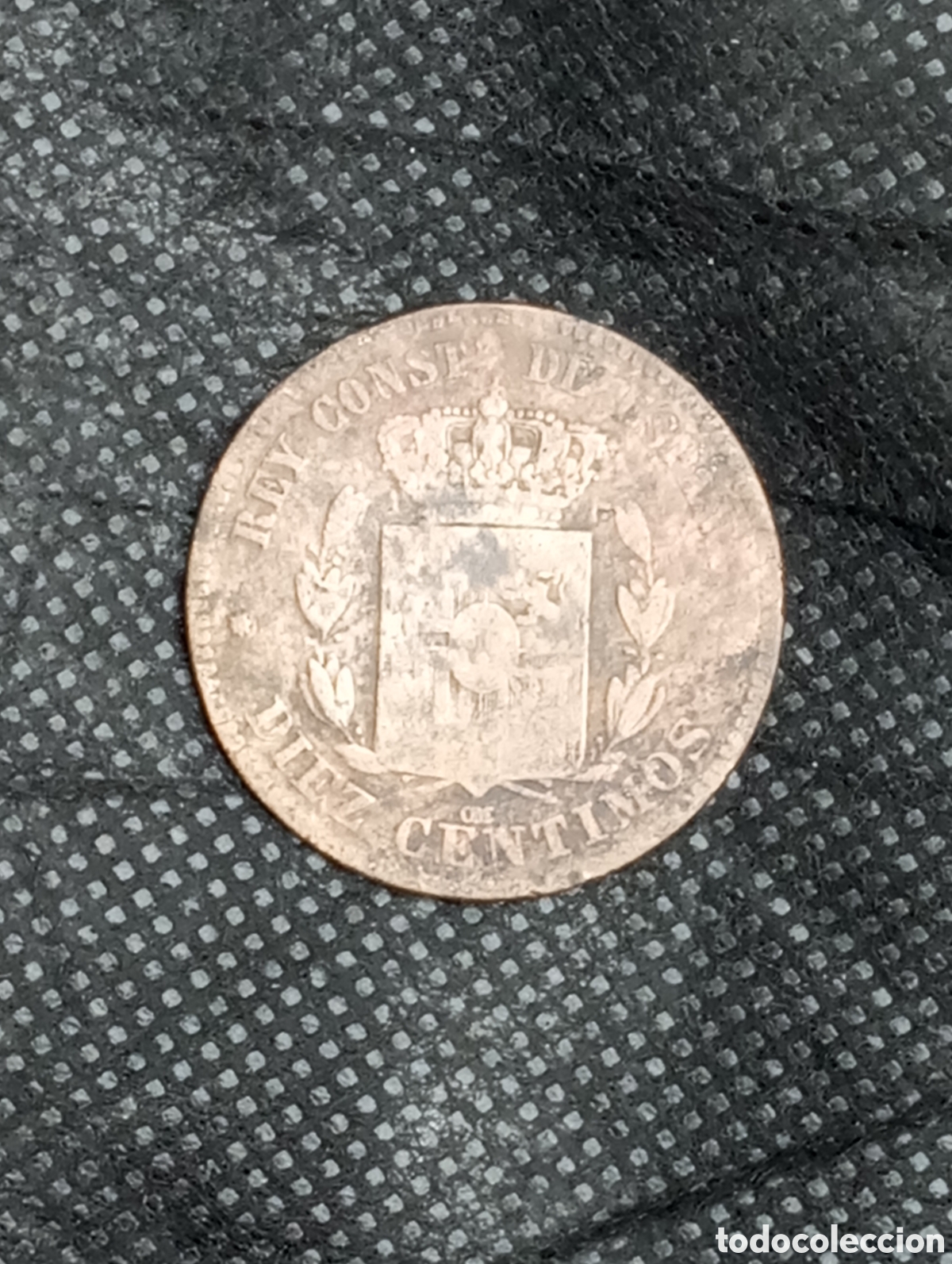 Monedas de Espa&ntilde;a: Moneda de Alfonso XII 1878, 10 c&eacute;ntimos - Foto 2