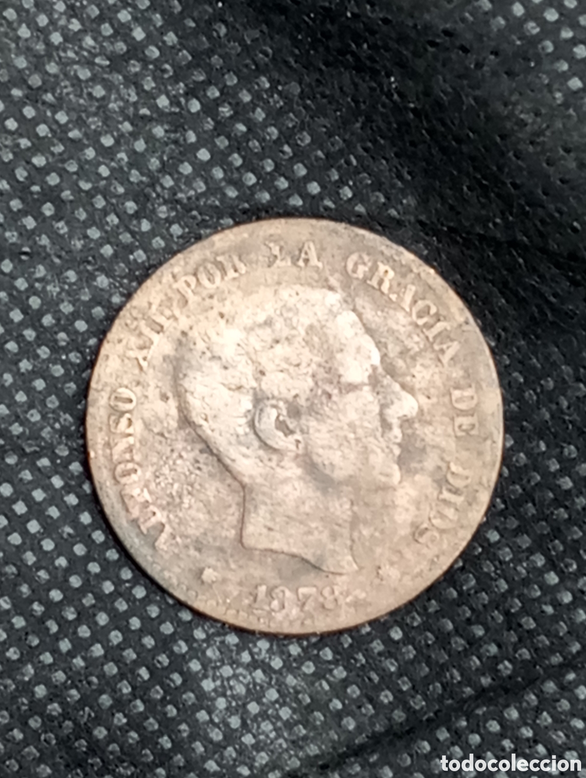 Monedas de Espa&ntilde;a: Moneda de Alfonso XII 1878, 10 c&eacute;ntimos