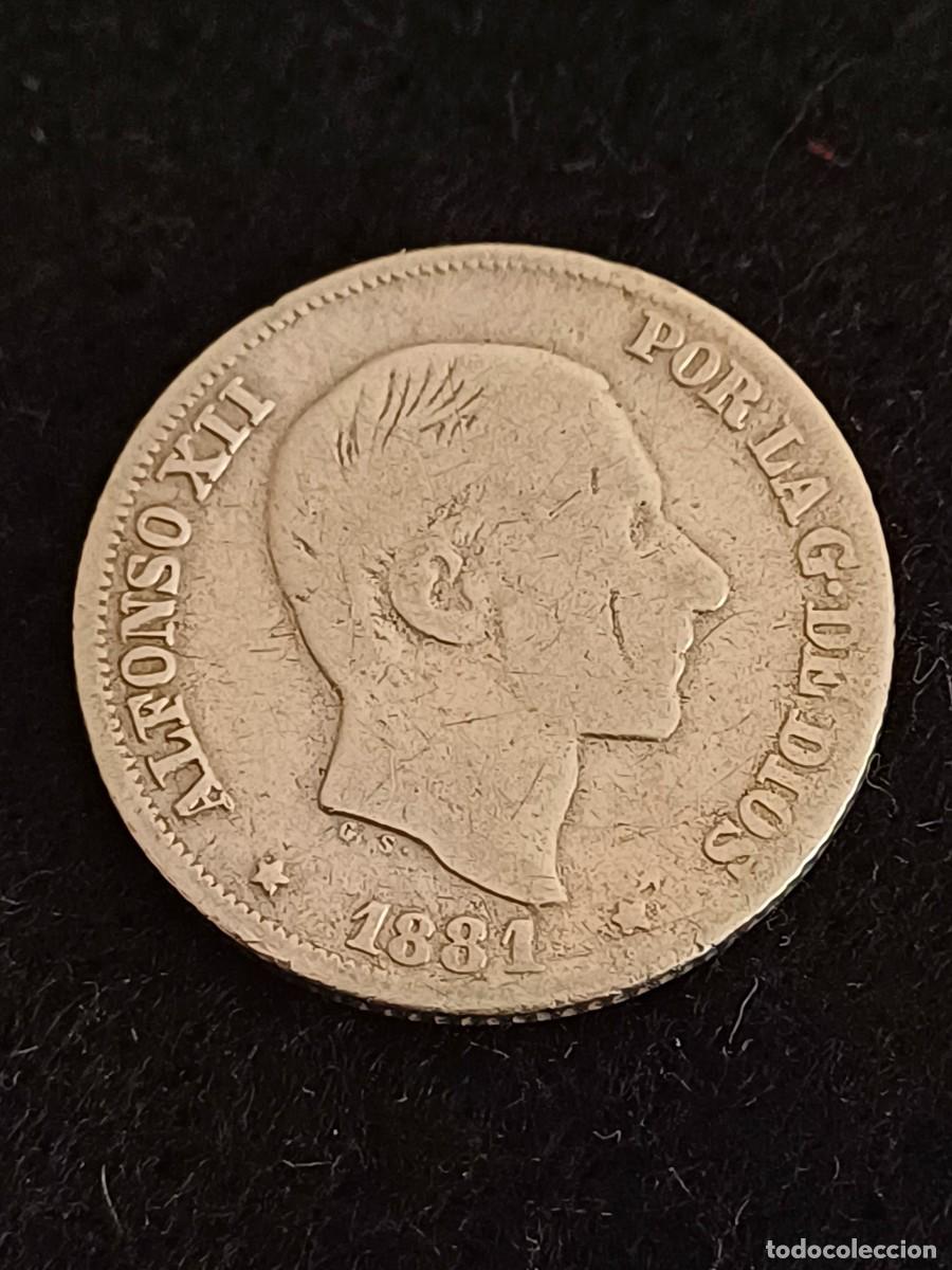 Monedas de Espa&ntilde;a: MONEDA DE PLATA DE 10 CENTAVOS DE PESO ALFONSO XII (FILIPINAS) 1881