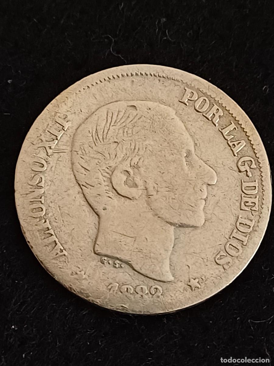 Monedas de Espa&ntilde;a: MONEDA DE PLATA DE 10 CENTAVOS DE PESO ALFONSO XII (FILIPINAS) 1882
