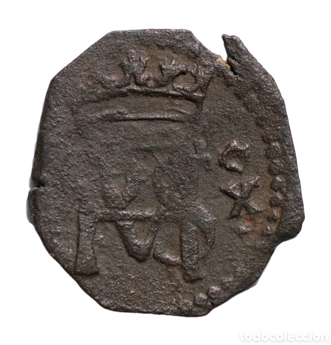 Monedas de Espa&ntilde;a: BLANCA FELIPE II CUENCA X - Foto 1