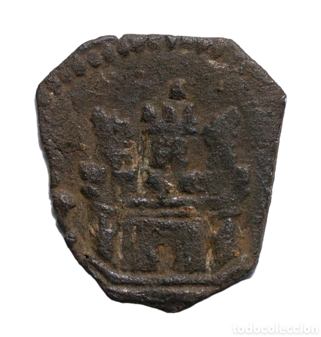 Monedas de Espa&ntilde;a: BLANCA FELIPE II CUENCA X - Foto 2
