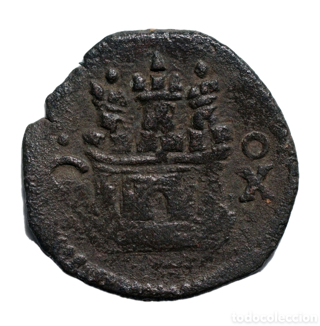 Monedas de Espa&ntilde;a: BLANCA FELIPE II CUENCA X - Foto 2