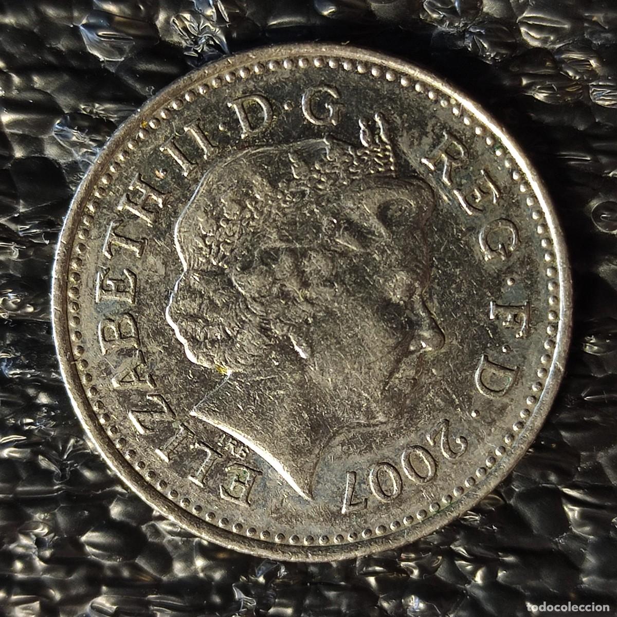 Monedas de Espa&ntilde;a: MONEDA . REINO UNIDO 10 PENIQUES (TEN PENCE) A&Ntilde;O 2007. Elizabeth II.