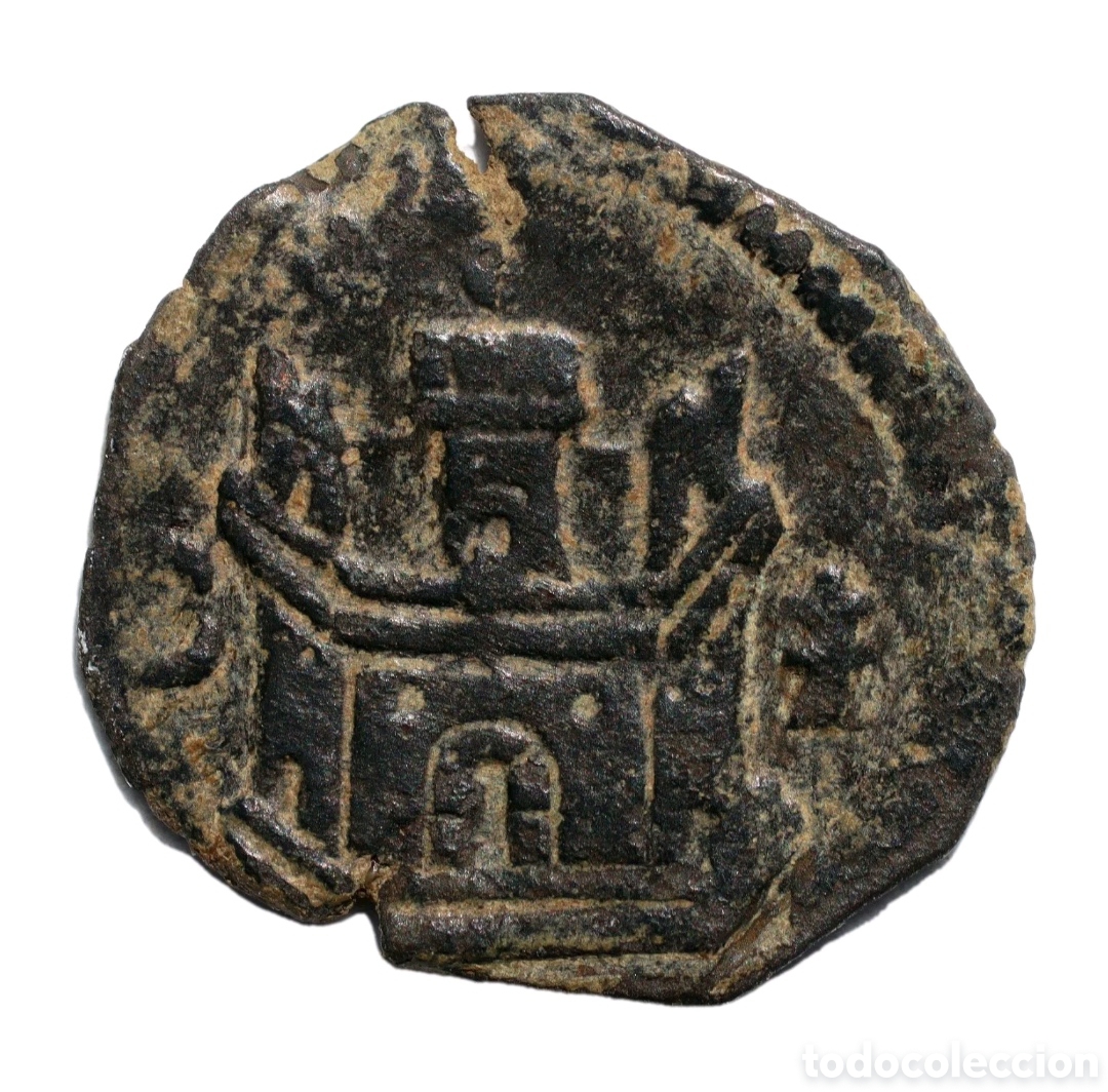 Monedas de Espa&ntilde;a: CURIOSA BLANCA FELIPE II CUENCA