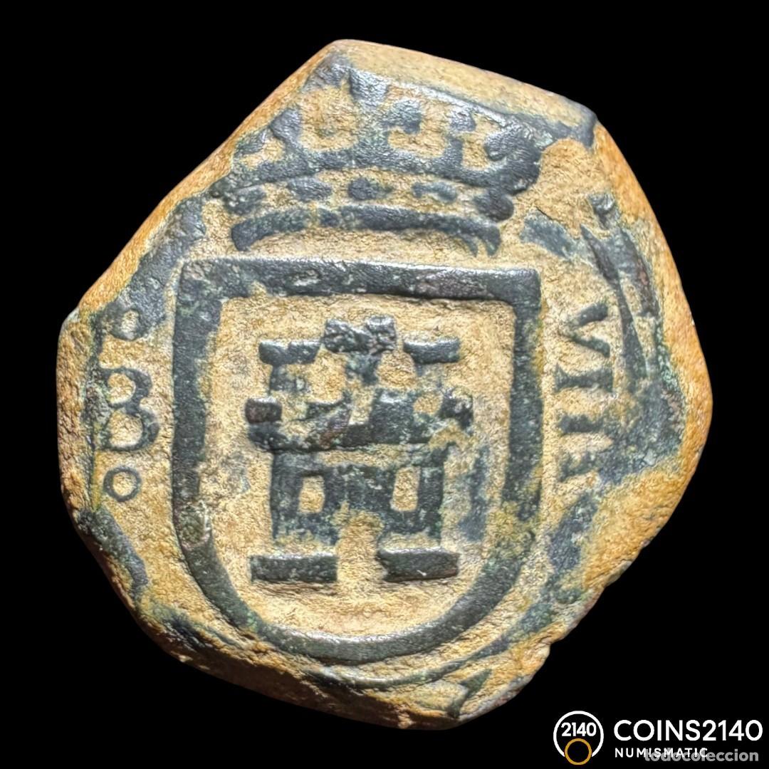 Monedas de Espa&ntilde;a: Felipe III (1598-1621). 8 maraved&iacute;s. 1611. Burgos. (AC-Nocita). (Jarabo-Sanahuja-Nocita). 6,26g.
