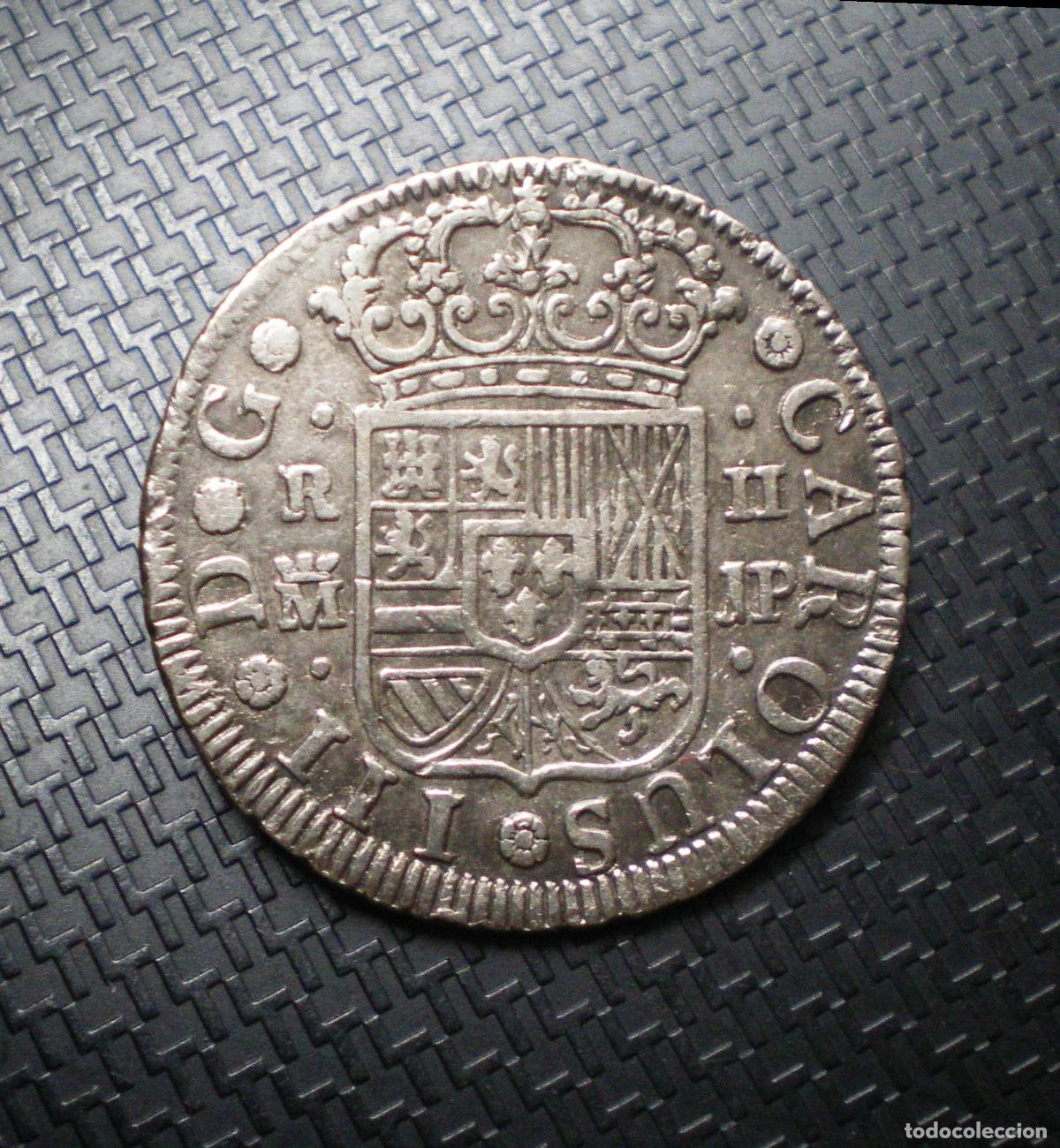 Monedas de Espa&ntilde;a: CARLOS III - 2 REALES de PLATA 1761 MADRID