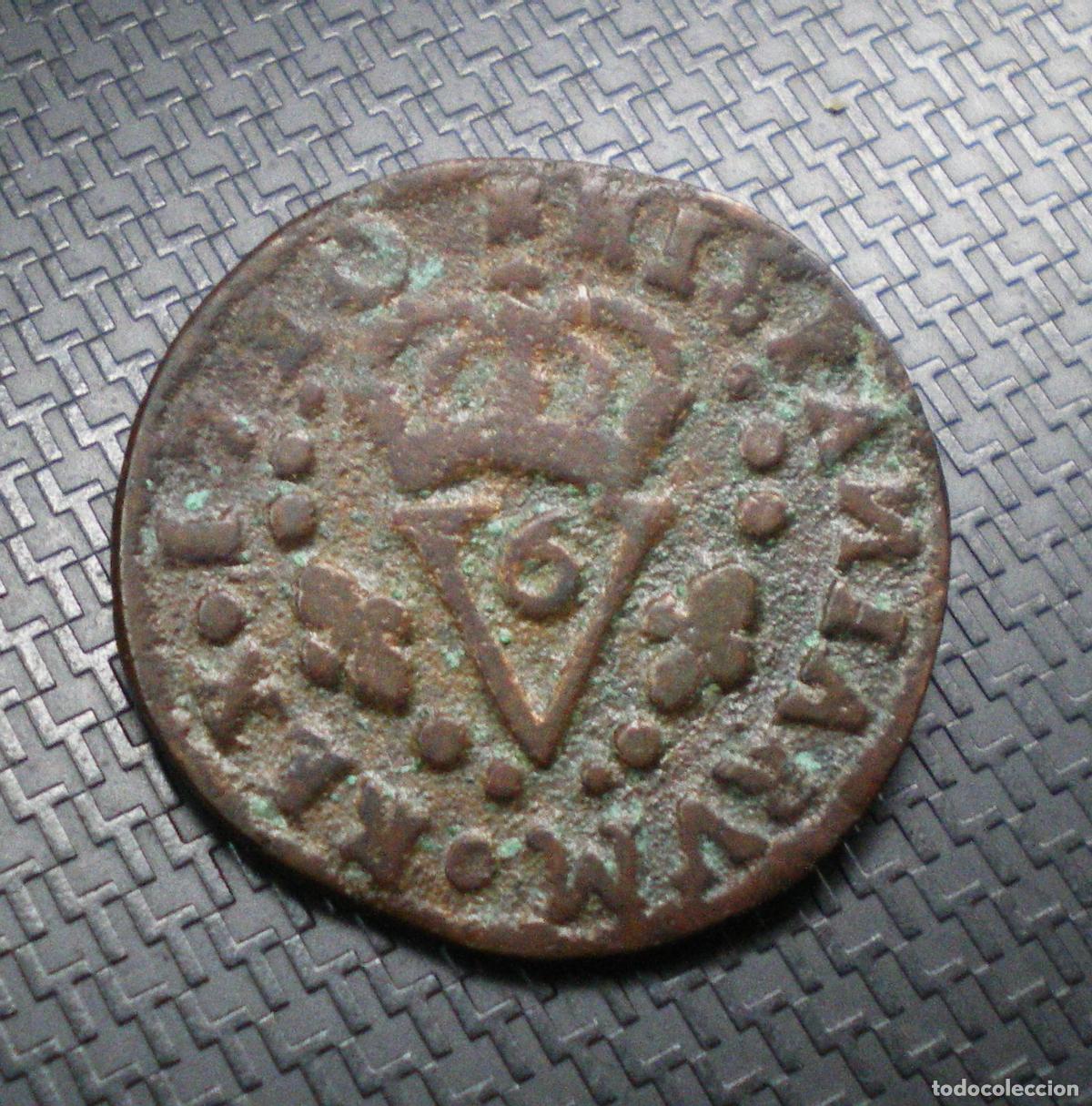 Monedas de Espa&ntilde;a: FELIPE V - VALENCIA - SEISENO (6 DINEROS) 1710