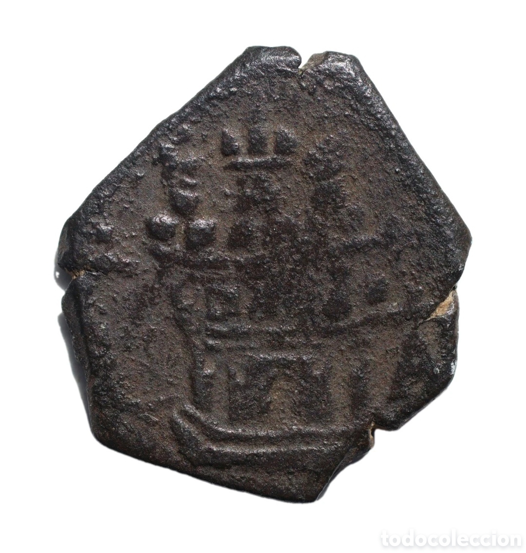 Monedas de Espa&ntilde;a: BLANCA FELIPE II CUENCA A+ / C&Aacute;LIZ - Foto 2