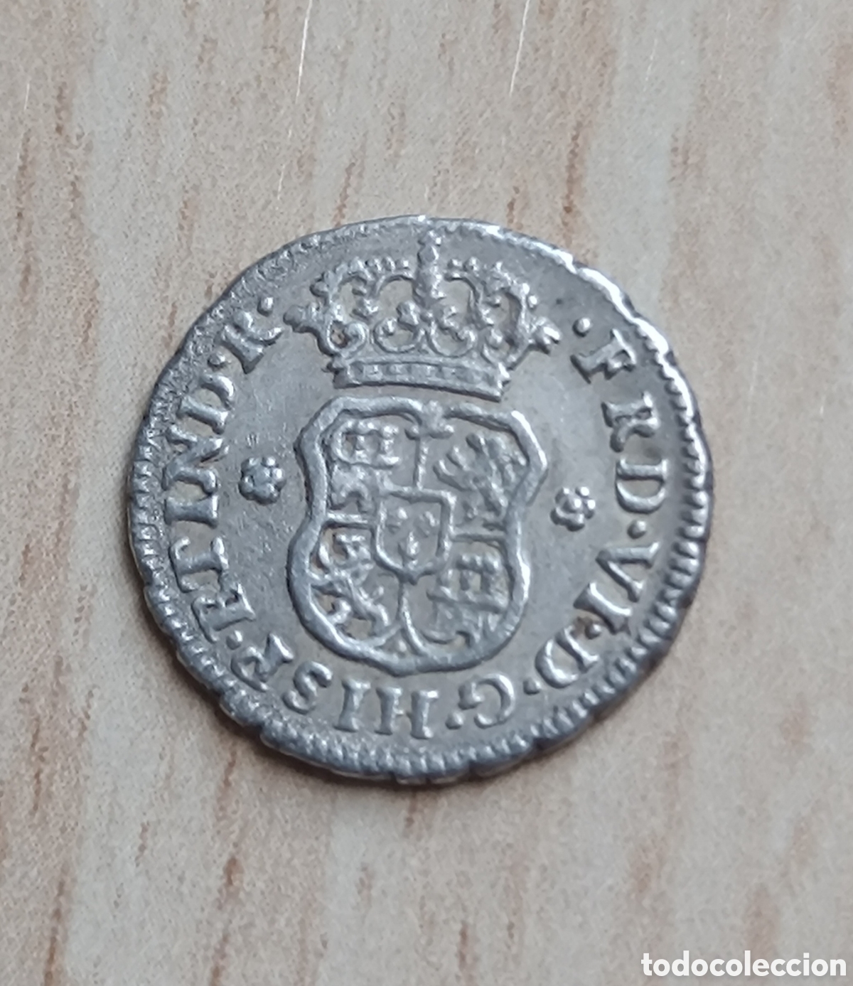 Monedas de Espa&ntilde;a: 2 reales Fernando VI M&eacute;xico 1748