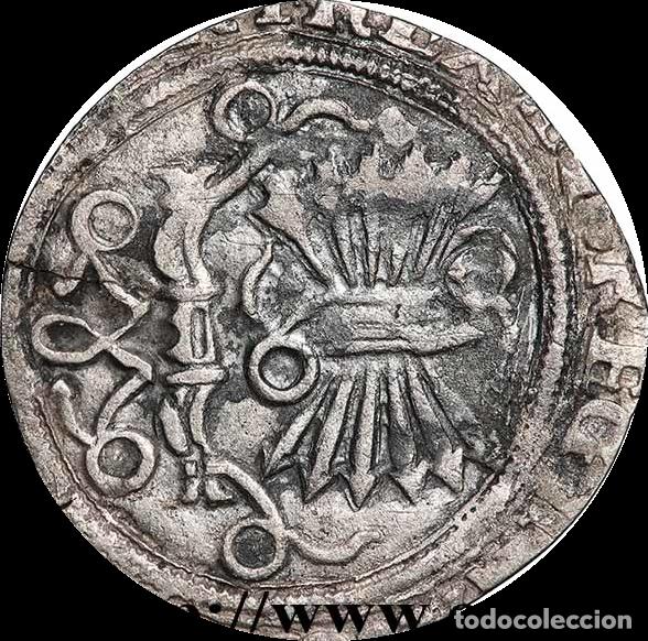 Monedas de Espa&ntilde;a: 1 Real plata Reyes Cat&oacute;licos Sevilla RRCC Isabel y Fernando