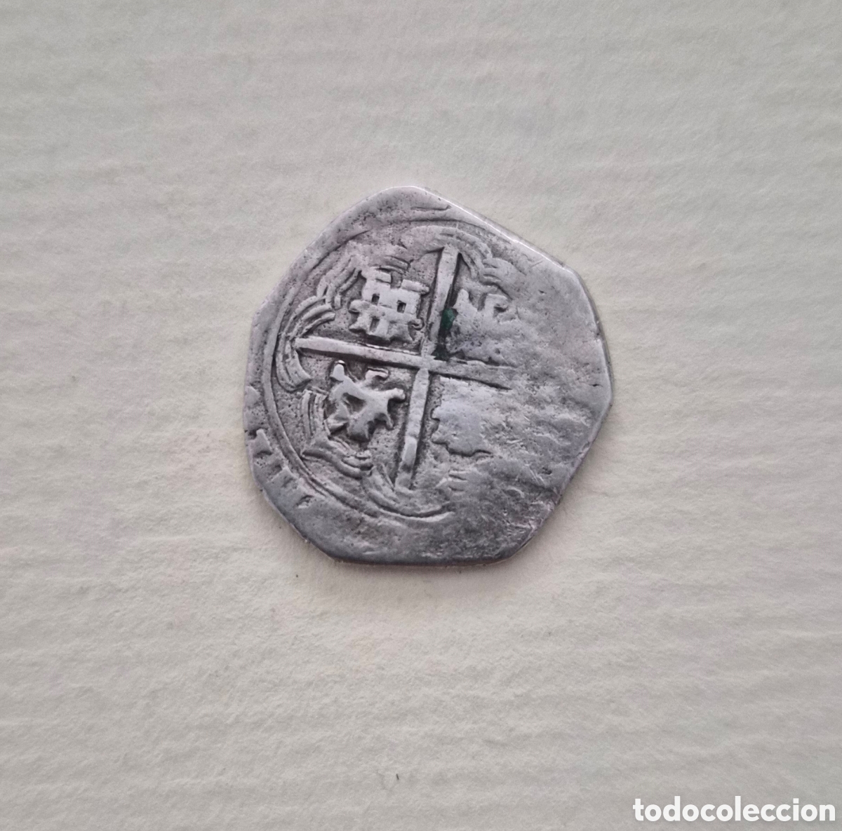 Monedas de Espa&ntilde;a: 1 real macuquino de plata &ndash; ceca de Potos&iacute; &ndash; &eacute;poca colonial espa&ntilde;ola &ndash; 3,36 g