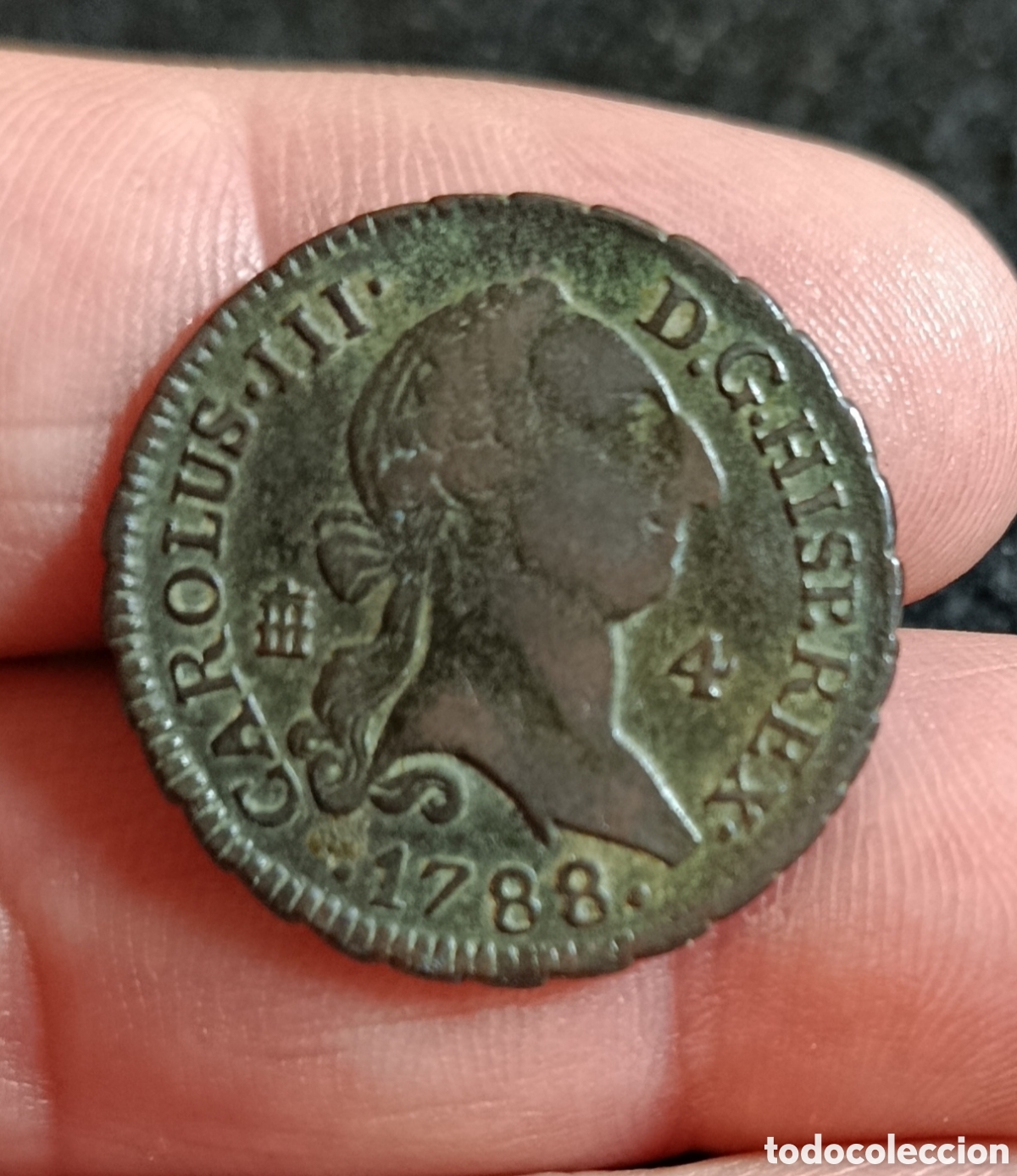 Monedas de Espa&ntilde;a: CARLOS III 1778 4 Maraved&iacute;s Segovia MUY BONITA