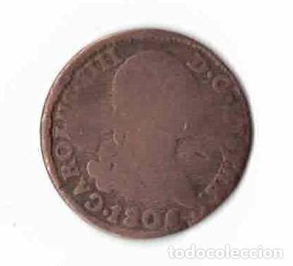Monedas de Espa&ntilde;a: 4 MARAVED&Iacute;S - CARLOS IV - 1806 - SEGOVIA - COBRE - BC