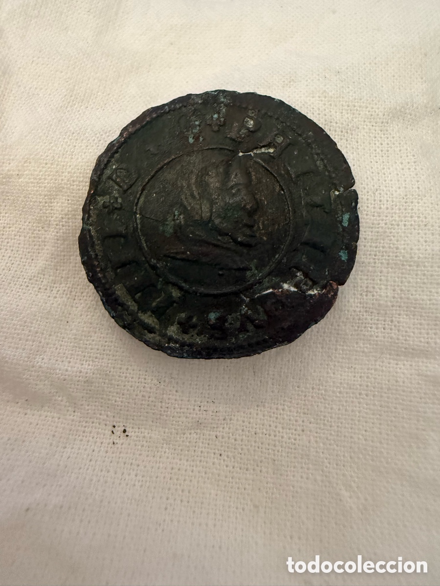Monedas de Espa&ntilde;a: Felipe IV &ndash; 16 Maraved&iacute;s 1661-1664 &ndash; Posible Segovia BR &ndash; Moneda antigua