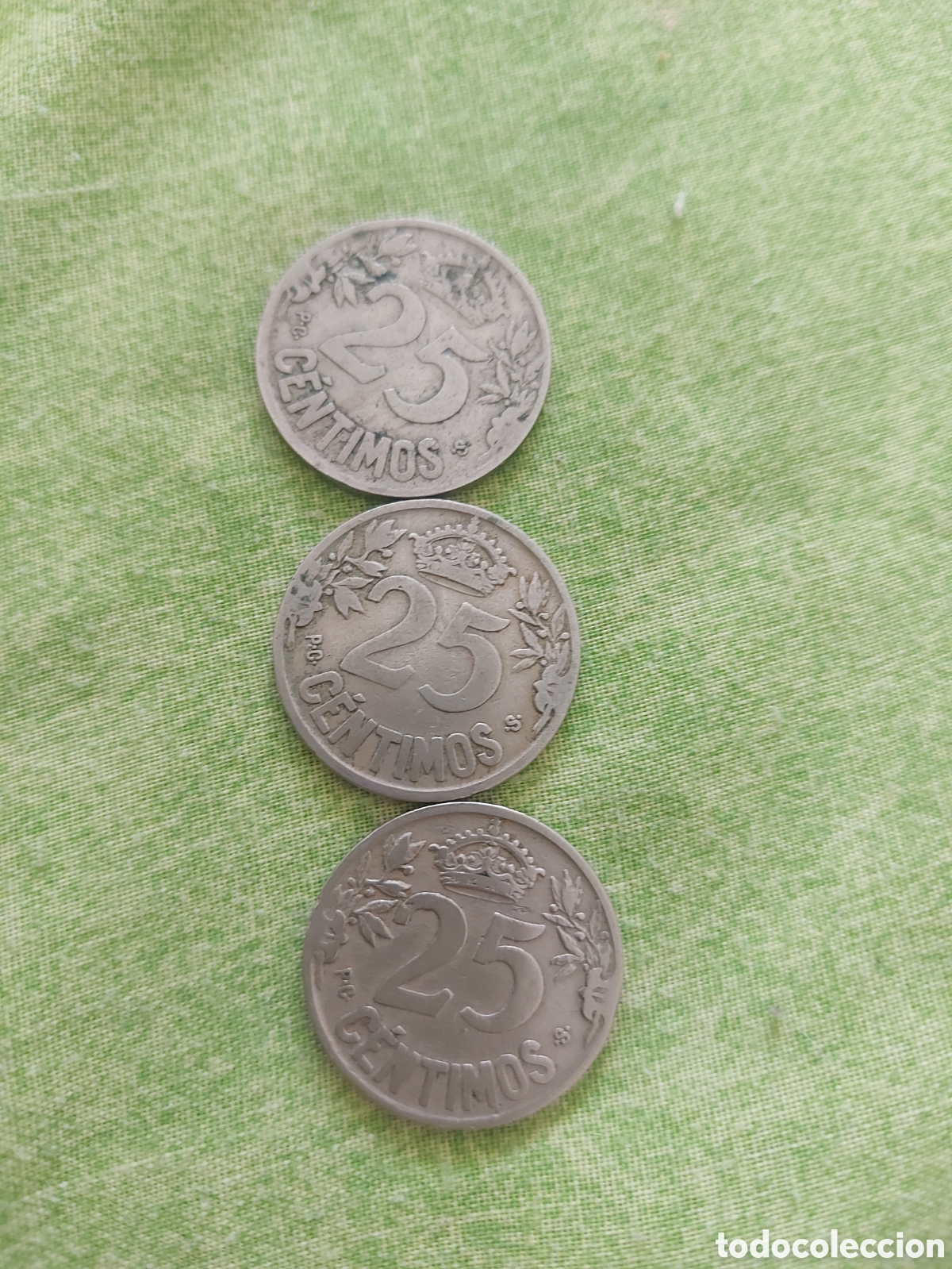 Monedas de Espa&ntilde;a: 3 monedas de Espa&ntilde;a an