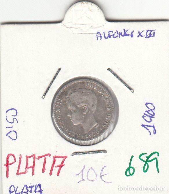 Monedas de Espa&ntilde;a: CRE0689 MONEDA ESPA&Ntilde;A ALFONSO XIII 50 CENTIMOS 1900 PLATA