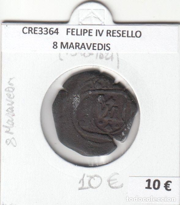 Monedas de Espa&ntilde;a: CRE3364 MONEDA ESPA&Ntilde;A FELIPE IV RESELLO 8 MARAVEDIS
