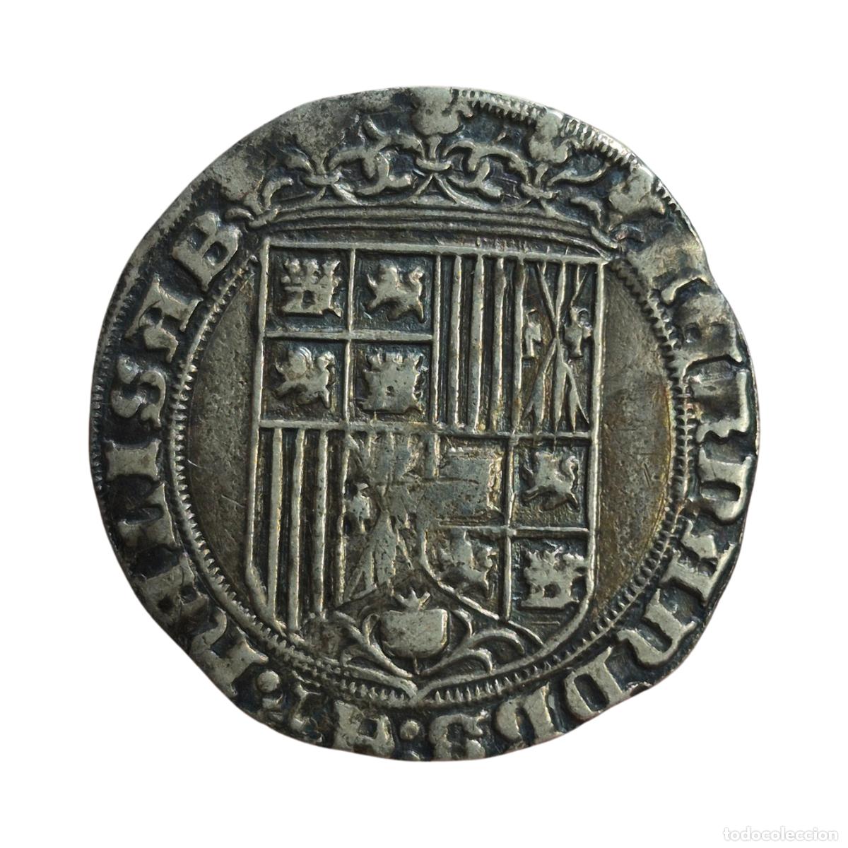 Monedas de Espa&ntilde;a: NT/ REYES CATOLICOS REAL BURGOS RARA VARIANTE LEYENDA (E1449)
