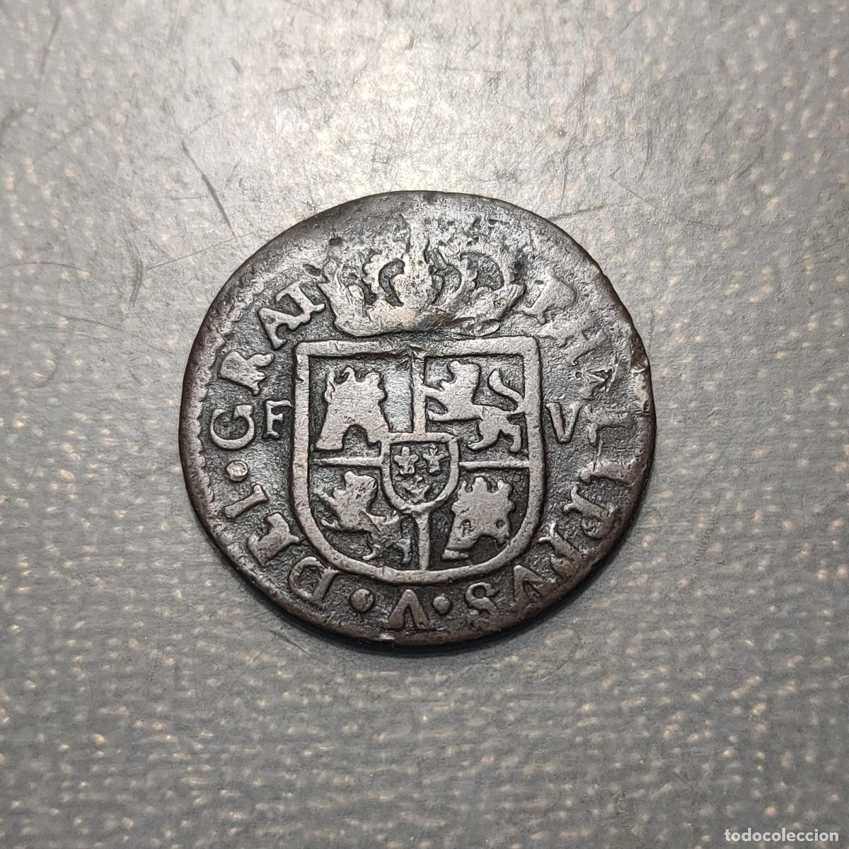 Monedas de Espa&ntilde;a: ESPA&Ntilde;A VALENCIA FELIPE V SEISENO 1709 F-V