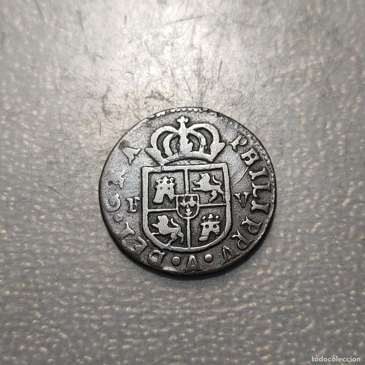 Monedas de Espa&ntilde;a: ESPA&Ntilde;A VALENCIA FELIPE V TRESETA 1710 F-V