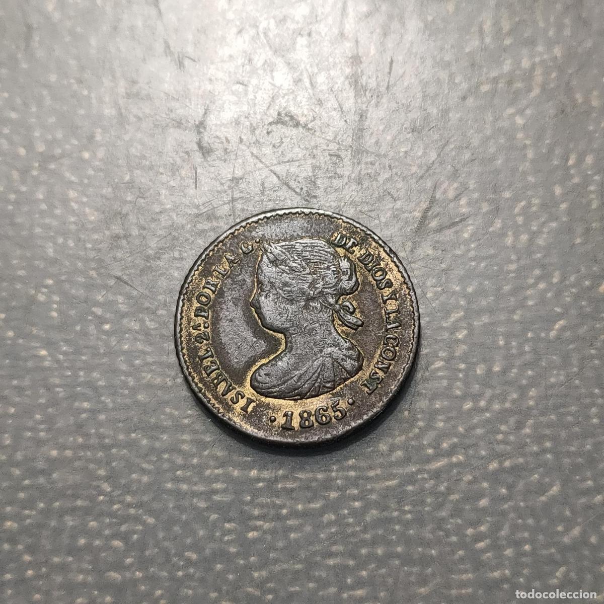 Monedas de Espa&ntilde;a: FALSA DE EPOCA ESPA&Ntilde;A MADRID ISABEL II 4 ESCUDOS 1865 FALSA DE EPOCA