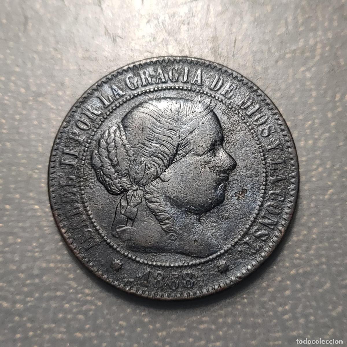 Monedas de Espa&ntilde;a: ESPA&Ntilde;A BARCELONA ISABEL II 5 CENTIMOS DE ESCUDO 1868