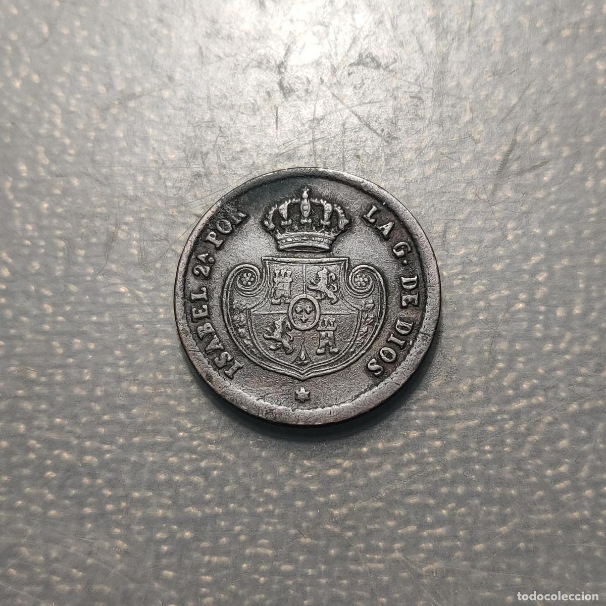 Monedas de Espa&ntilde;a: ESPA&Ntilde;A SEGOVIA ISABEL II DECIMA DE REAL 1853