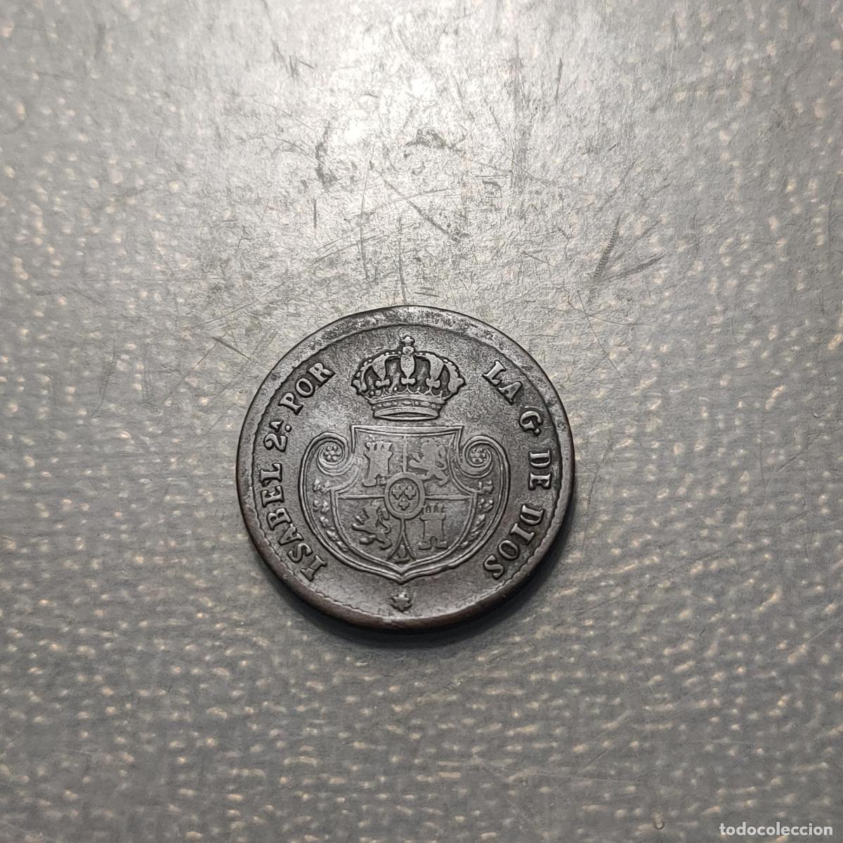 Monedas de Espa&ntilde;a: ESPA&Ntilde;A SEGOVIA ISABEL II DECIMA DE REAL 1853
