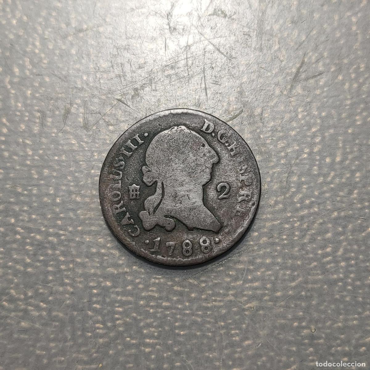 Monedas de Espa&ntilde;a: ESPA&Ntilde;A SEGOVIA CARLOS III 2 MARAVEDIS 1778
