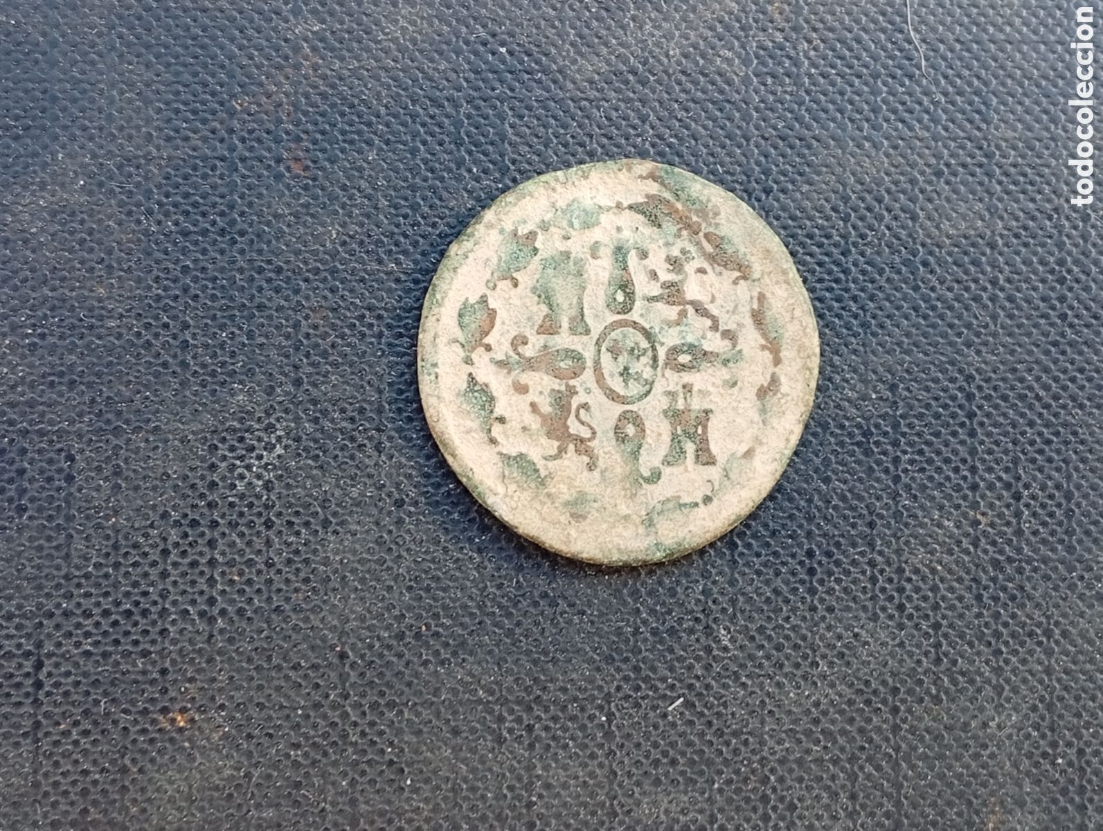 Monedas de Espa&ntilde;a: Moneda de 4 maravedis Carlos IV 1798 - Foto 2