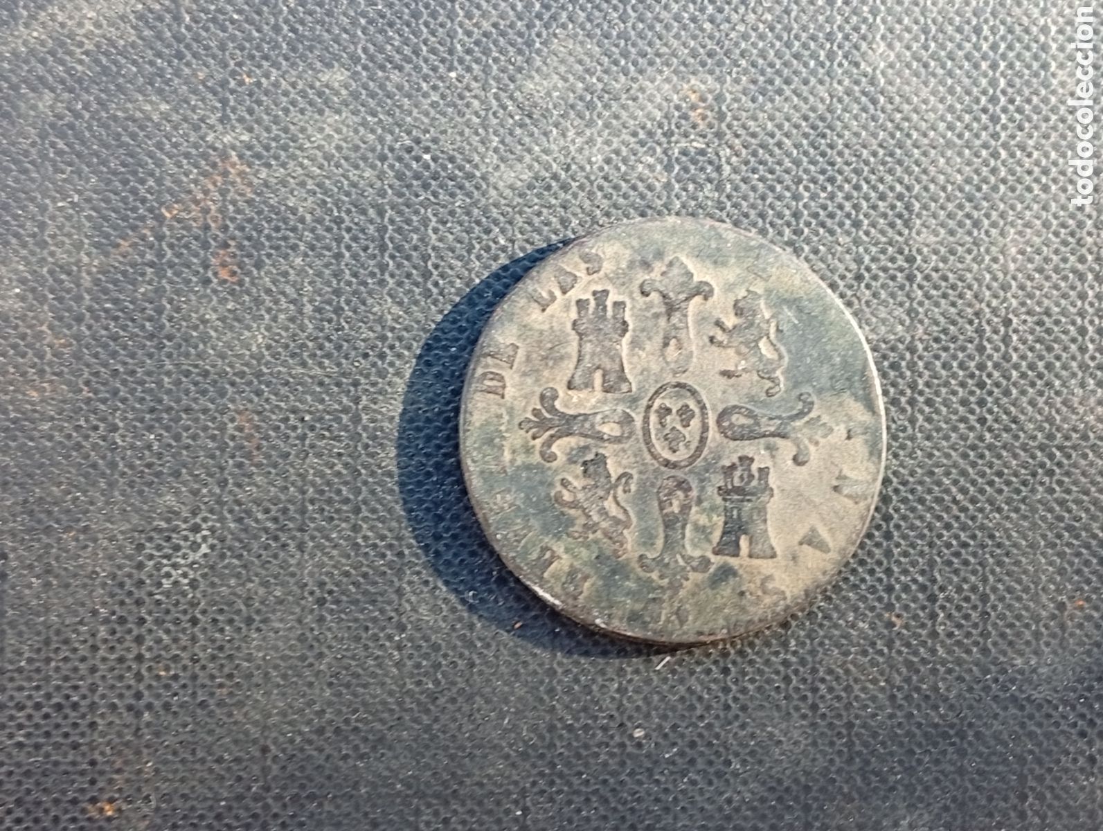 Monedas de Espa&ntilde;a: Moneda de 8 maravedis Isabel II 1844 - Foto 2
