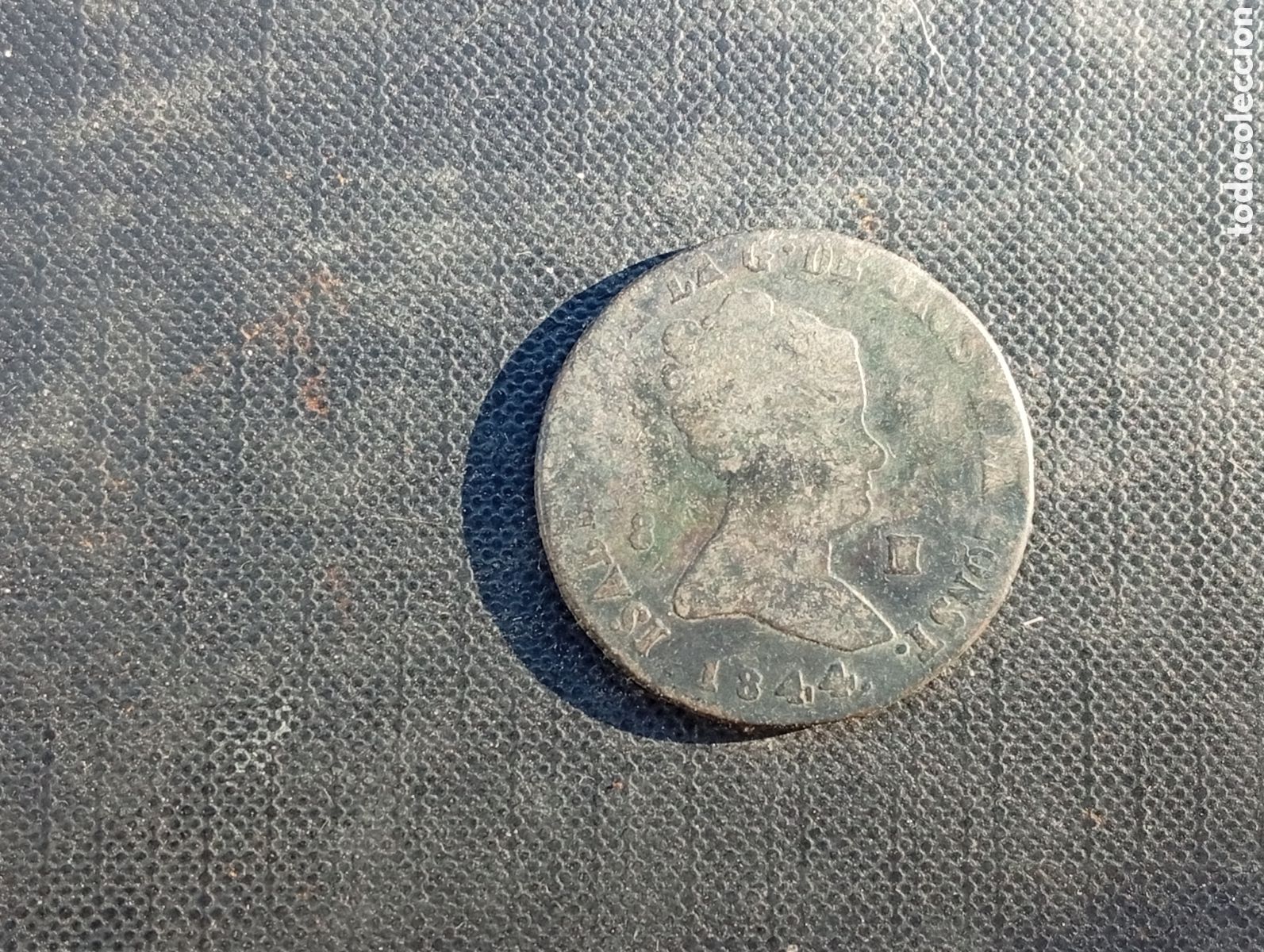 Monedas de Espa&ntilde;a: Moneda de 8 maravedis Isabel II 1844