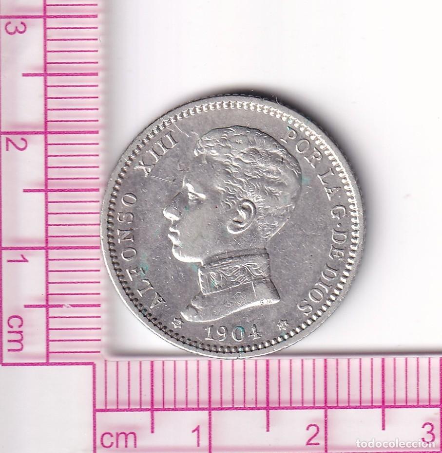Monedas de Espa&ntilde;a: CRF1781 ESPA&Ntilde;A ALFONSO XII 2 PESETAS 1904 SMV *19*04