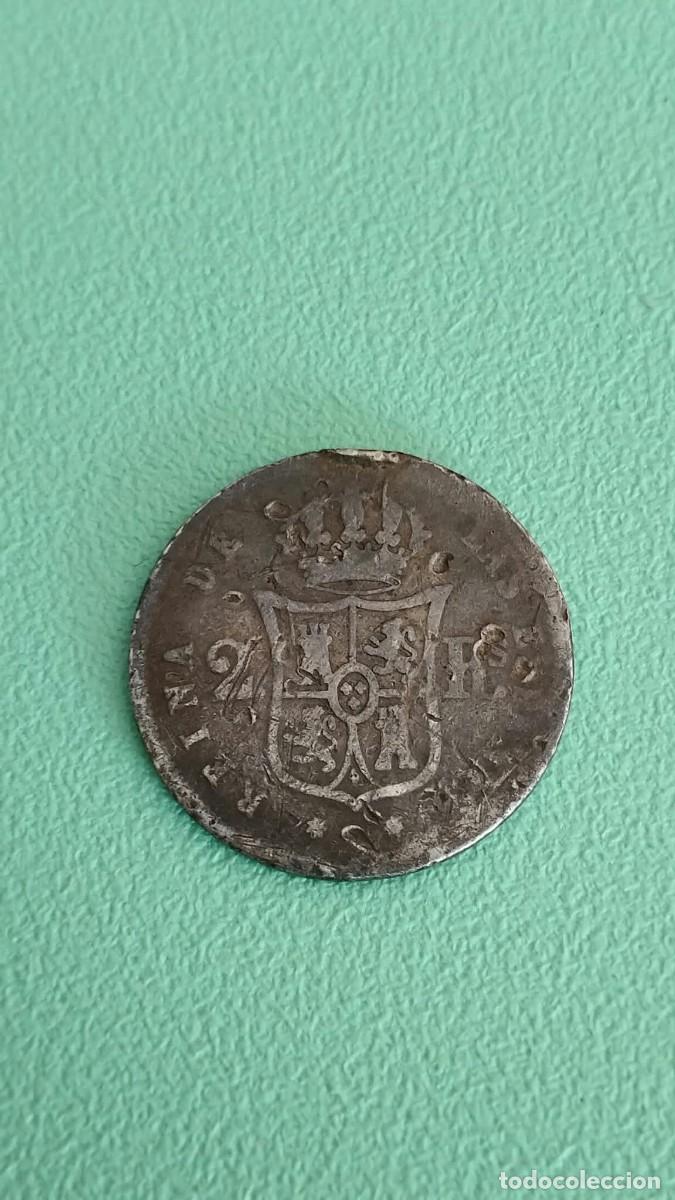 Monedas de Espa&ntilde;a: Moneda de 2 Reales 1853 - Isabel II