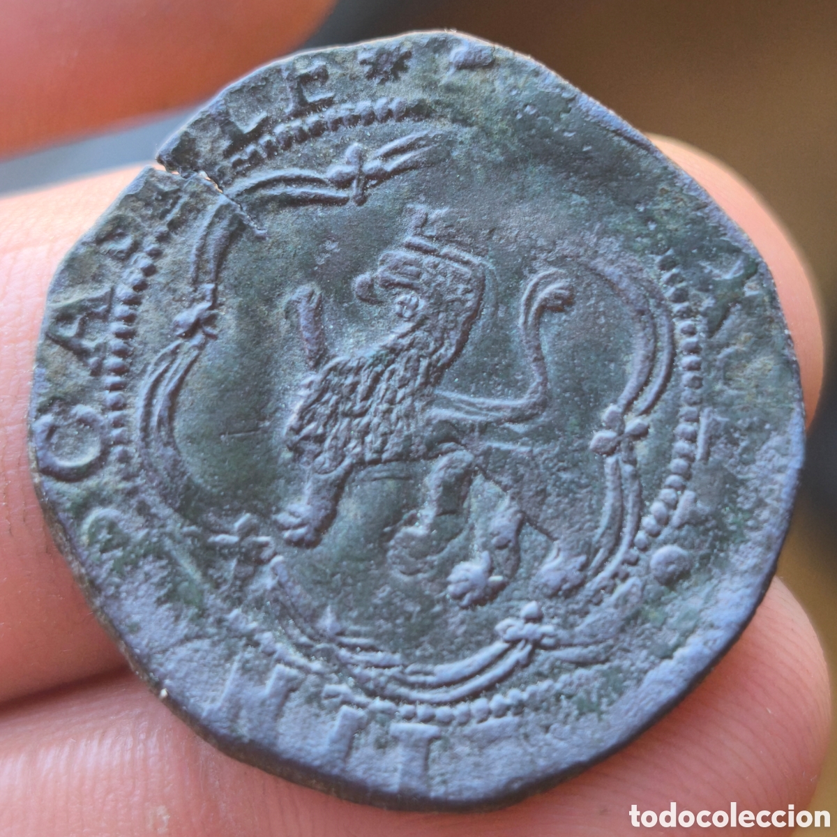 Monedas de Espa&ntilde;a: Reyes Catolicos 4 maravedis Cuenca A